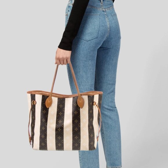 Louis Vuitton Neverfull MM Rayures Monogram - Picture 4 of 16